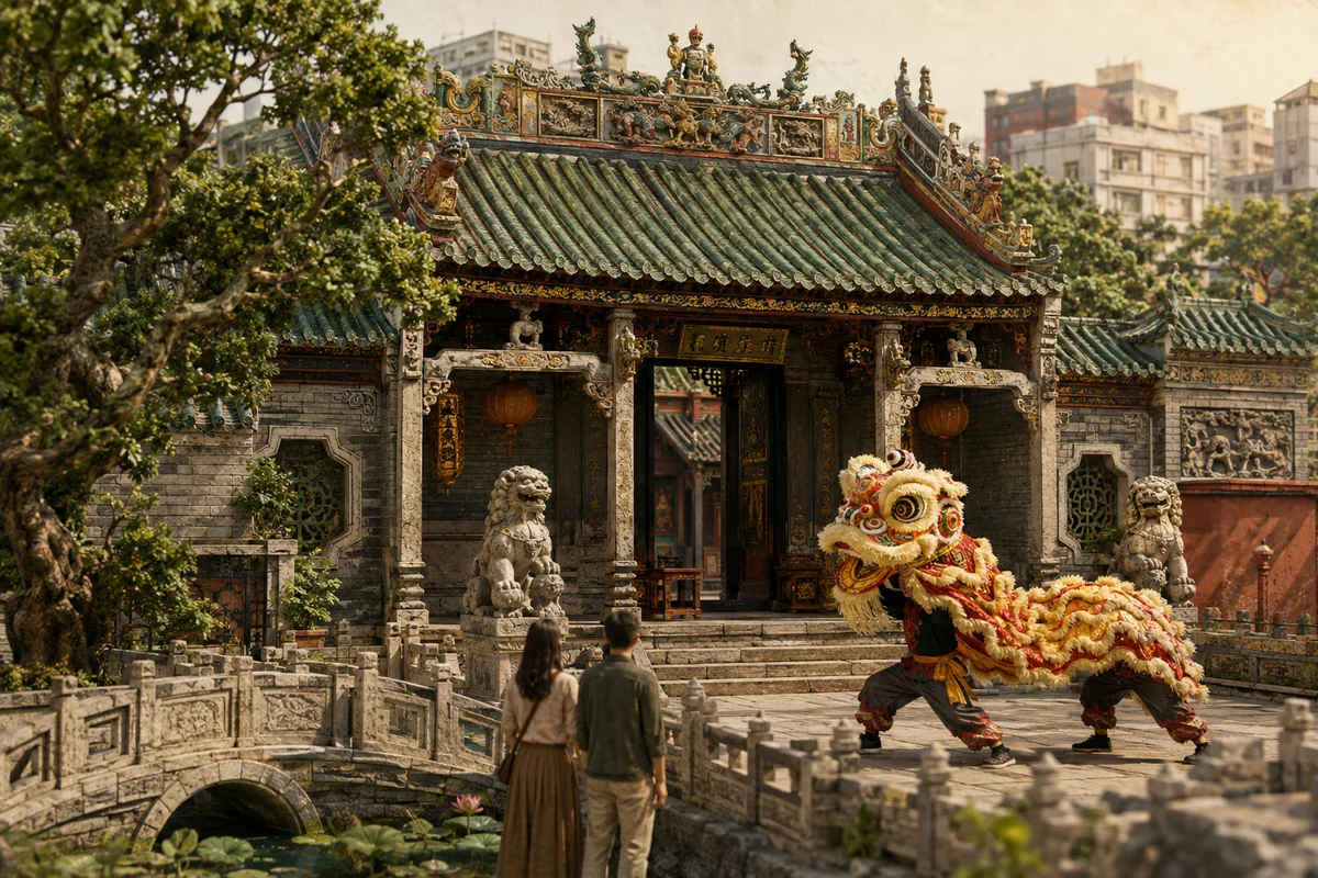 Start with the temple, then follow your interest