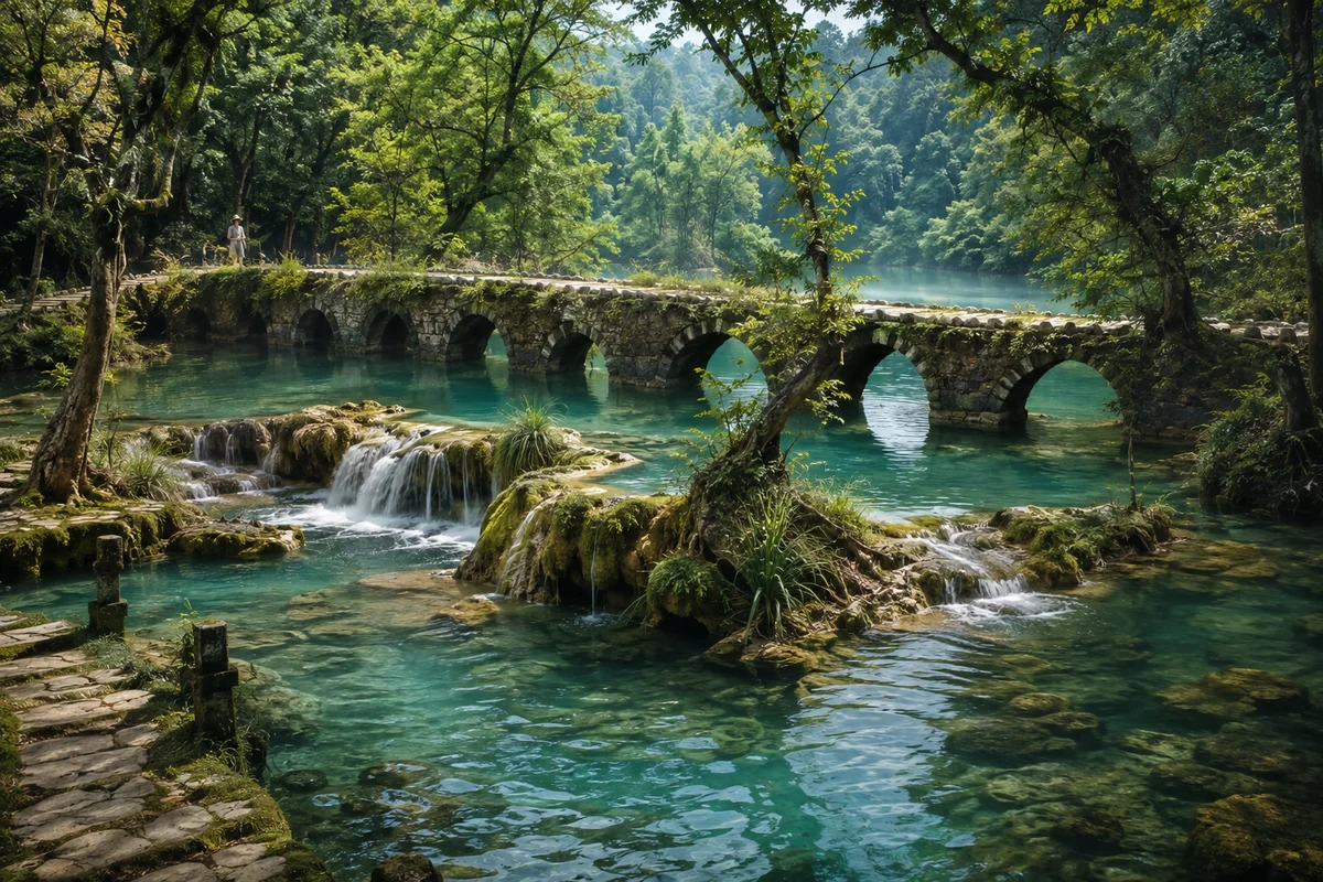 Follow water into the forest