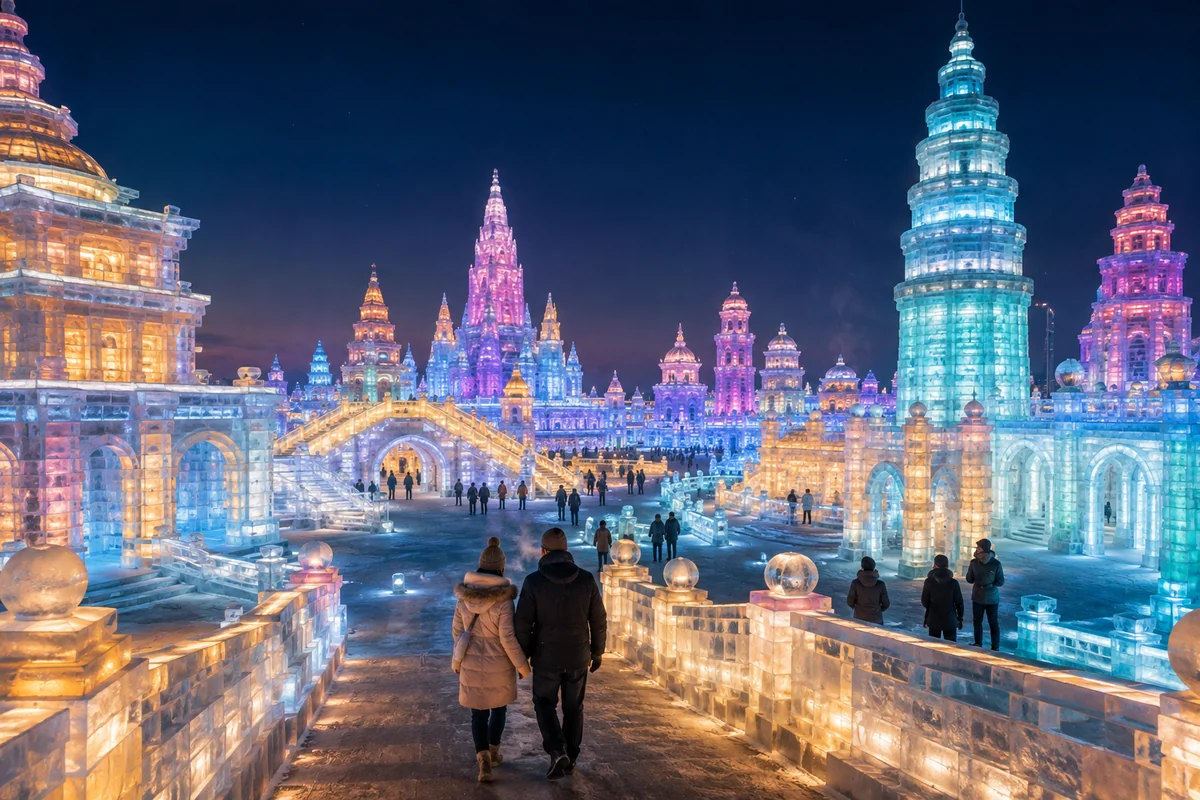 Enter a city rebuilt from ice