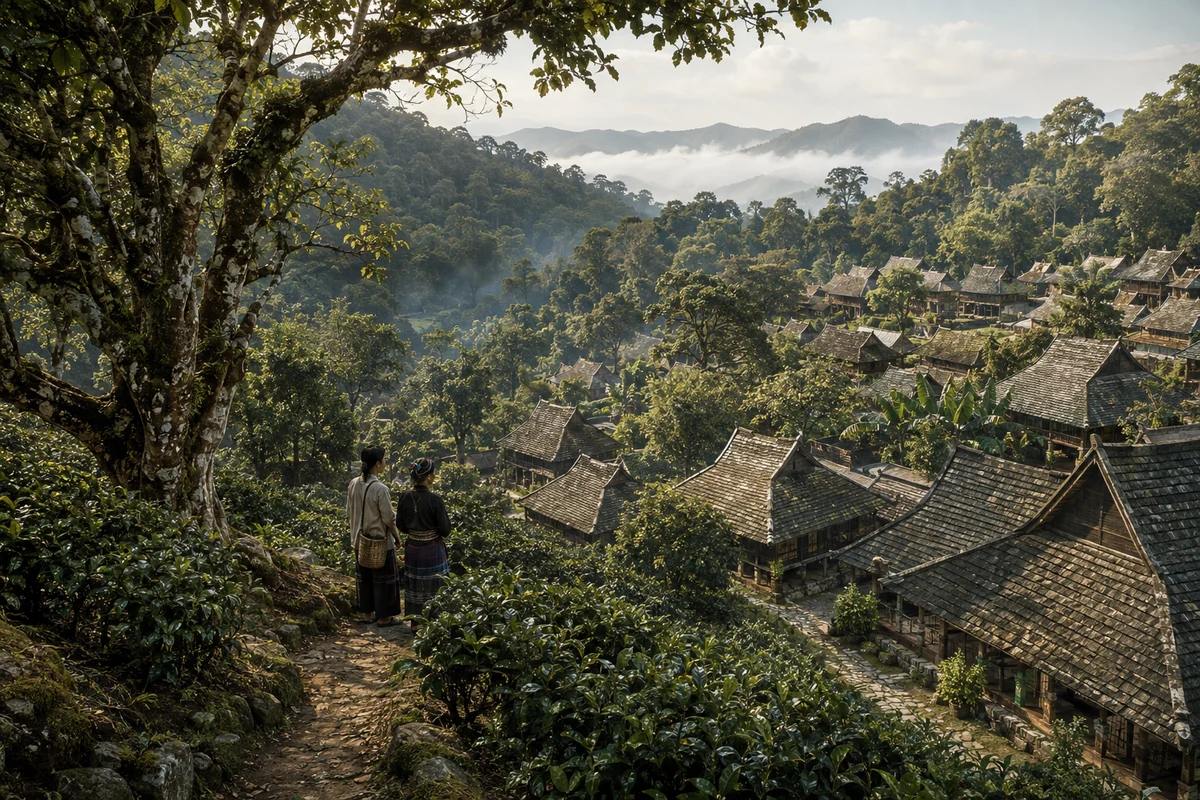 See tea as a living landscape