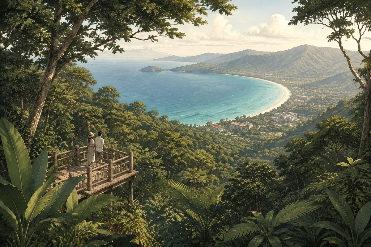 See the bay from the canopy