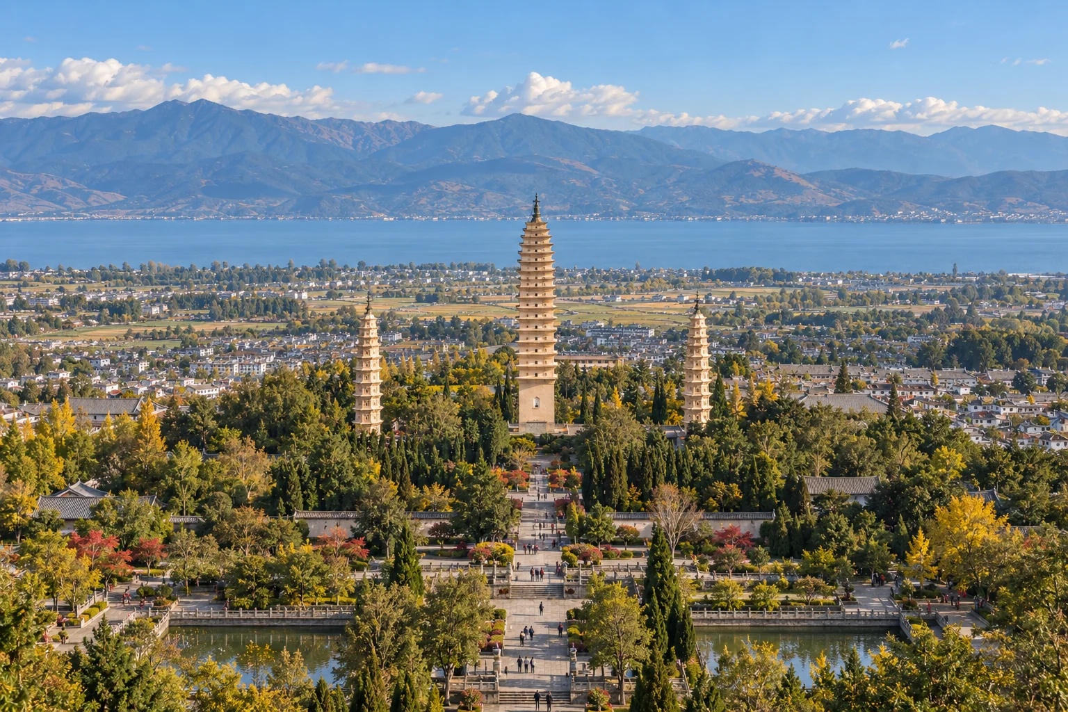 The Chongsheng Temple and the Three-pagoda Culture Tourist Area